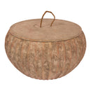 Yasmeene Brown Cement Outdoor Candle XL