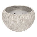 Yasmeene Cream Cement Outdoor Candle L