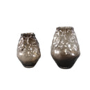 Narin Brown Irregular Shaped Glass Vase L