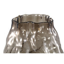 Narin Brown Irregular Shaped Glass Vase L
