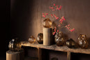 Narin Cream Irregular Shaped Glass Vase L