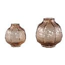 Narin Cream Round Shaped Glass Vase L