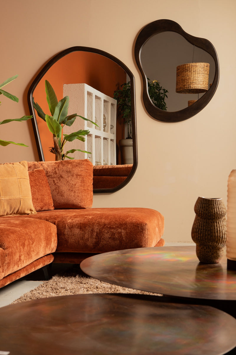 Spiegel Barragh Brown Solid Wood