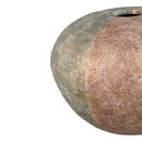 Chareece Grey Half Brown Cement Round Vase L