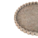 Jaydean Grey Cement Plate Ribbed Structure Round L
