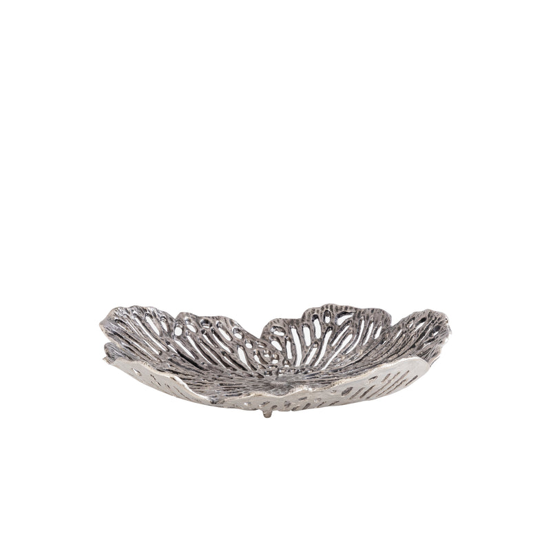Ryhann Nickel Casted Alu Flower Wall Deco Bowl M