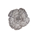 Ryhann Nickel Casted Alu Flower Wall Deco Bowl M