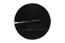 Diro Black Marble 3 Ball Coffeetable Round