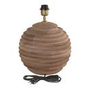Lampvoet ribbel mango hout