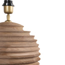 Lampvoet ribbel mango hout