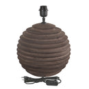 Lampvoet ribbel mango hout