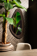 Spiegel Santin Brown Mango Wood