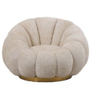 Daisy Fauteuil Cream Euphoria 2 Gold Base