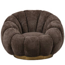 Daisy Fauteuil Antelope Euphoria 6 Gold Base