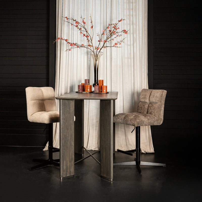 Milan Bar Chair Adjustable Stone