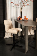 Milan Bar Chair Adjustable Cream