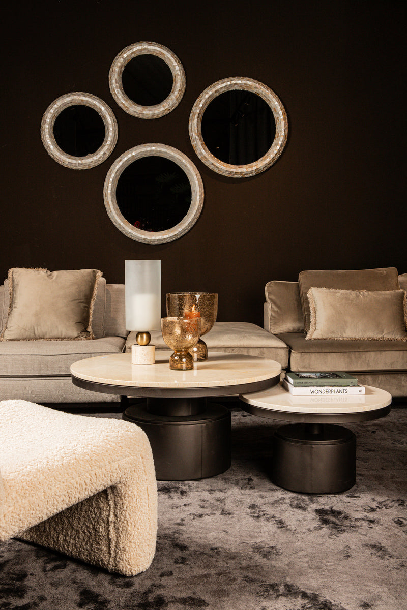 Bregt Coffeetable High Beige Marble