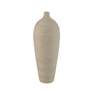 Cavinn Beige Matt Ceramic Bottle Vase L