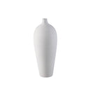 Cavinn White Matt Ceramic Bottle Vase M