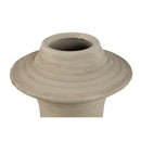 Rinder Beige Matt Ceramic Wide Ring Vase High L