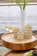 Zonna White Matt Ceramic High Vase L