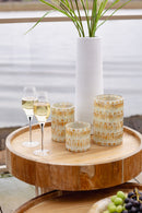 Zonna White Matt Ceramic High Vase S