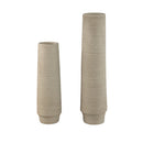 Zonna Beige Matt Ceramic High Vase S