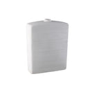 Janettee White Rectangle Shaped Ceramic Bottle S