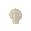 Linos Taupe Matt Ceramic Structure Round Vase S