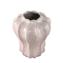 Hamish Pink Ceramic Round Wavy Shaped Vase L