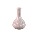 PTMD Hailey Pink Ceramic Round Vase Narrowed Top L