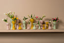 Minerva Mint Green Ceramic Flower Shaped Vase L