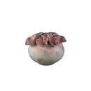 Jullia Lilac Ceramic Vase Flower Shaped Holes S