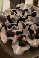 Jullia Lilac Ceramic Vase Flower Shaped Holes M