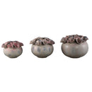 Jullia Lilac Ceramic Vase Flower Shaped Holes M