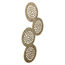 Geoffe Gold Casted Alu 4 Rounds Wall Panel