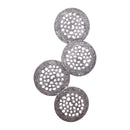 Geoffe Silver Casted Alu 4 Rounds Wall Panel