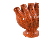 Gylian Orange Tubes Shaped Ceramic Vase L
