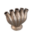 Gylian Bronze Tubes Shaped Ceramic Vase L