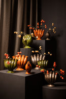 Gylian Green Tubes Shaped Ceramic Vase M