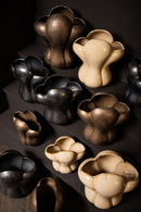 Mellie Black France Lily Flower Ceramic Vase M