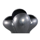 Mellie Black France Lily Flower Ceramic Vase L