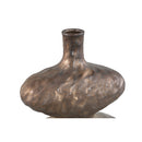 Chelsean Bronze Oval Bulby Shaped Ceramic Vase L