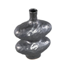 Chelsean Black Oval Bulby Shaped Ceramic Vase L