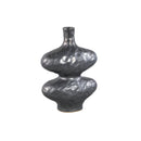 Chelsean Black Oval Bulby Shaped Ceramic Vase L