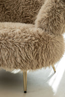 Franklyn Brown Fauteuil Hair