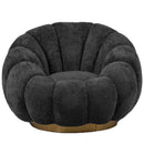 Daisy Fauteuil Anthracite Euphoria 21 Gold Base