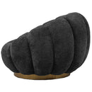 Daisy Fauteuil Anthracite Euphoria 21 Gold Base