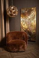 Connolly Oil Green Wood Rect Wall Panel L