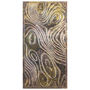 PTMD Connolly Oil Green Wood Rect Wall Panel L
